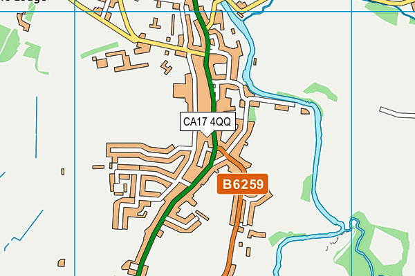 CA17 4QQ map - OS VectorMap District (Ordnance Survey)