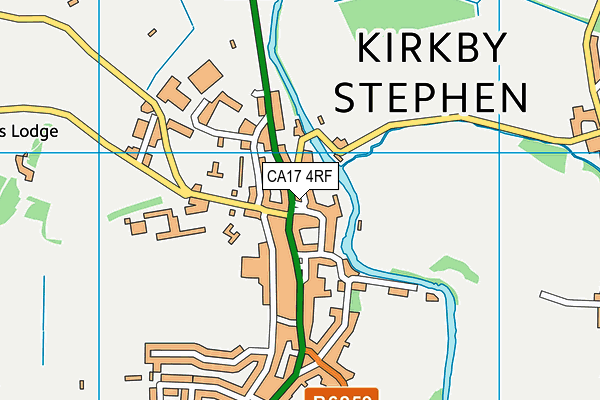 CA17 4RF map - OS VectorMap District (Ordnance Survey)