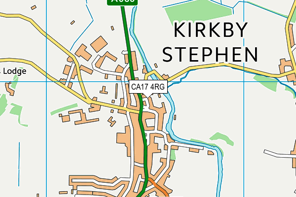 CA17 4RG map - OS VectorMap District (Ordnance Survey)