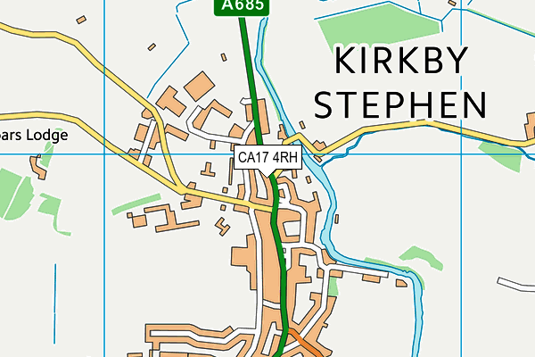 CA17 4RH map - OS VectorMap District (Ordnance Survey)