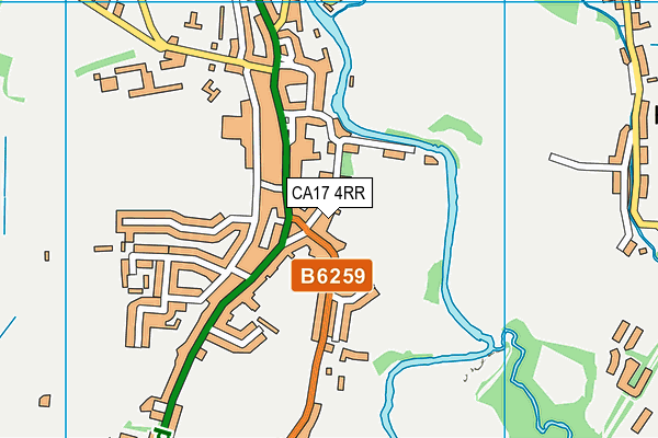 CA17 4RR map - OS VectorMap District (Ordnance Survey)