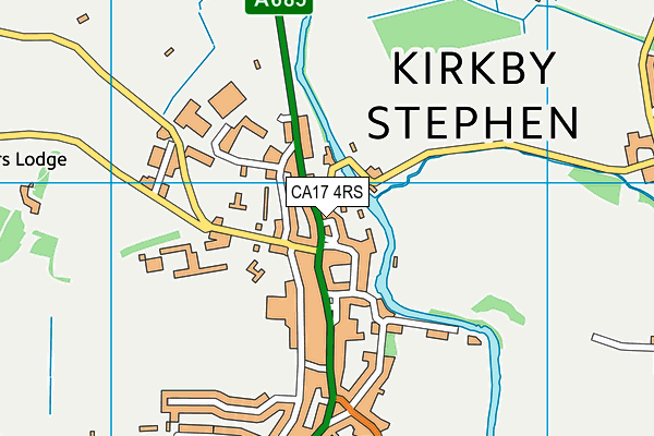 CA17 4RS map - OS VectorMap District (Ordnance Survey)