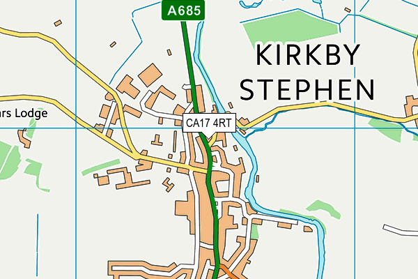 CA17 4RT map - OS VectorMap District (Ordnance Survey)