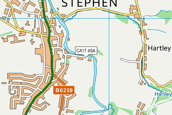 CA17 4SA map - OS VectorMap District (Ordnance Survey)