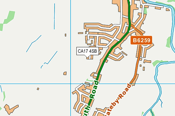 CA17 4SB map - OS VectorMap District (Ordnance Survey)