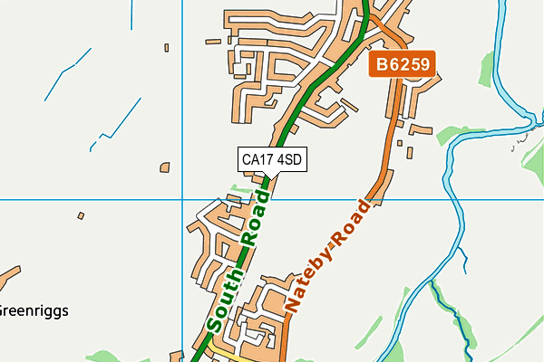 CA17 4SD map - OS VectorMap District (Ordnance Survey)