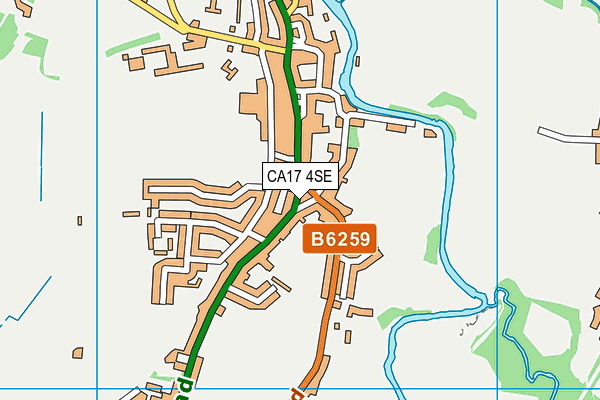 CA17 4SE map - OS VectorMap District (Ordnance Survey)