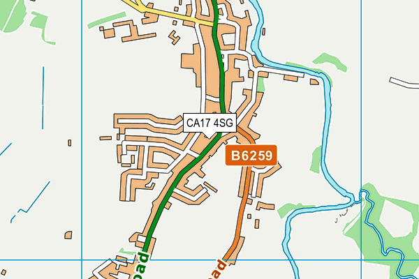 CA17 4SG map - OS VectorMap District (Ordnance Survey)