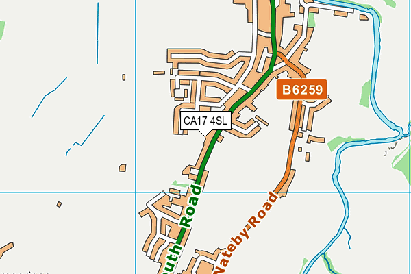 CA17 4SL map - OS VectorMap District (Ordnance Survey)