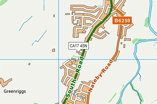 CA17 4SN map - OS VectorMap District (Ordnance Survey)