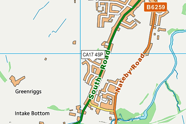 CA17 4SP map - OS VectorMap District (Ordnance Survey)