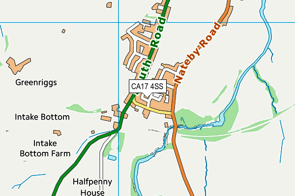 CA17 4SS map - OS VectorMap District (Ordnance Survey)
