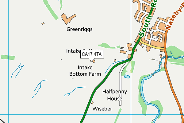 CA17 4TA map - OS VectorMap District (Ordnance Survey)