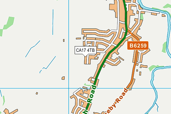 CA17 4TB map - OS VectorMap District (Ordnance Survey)