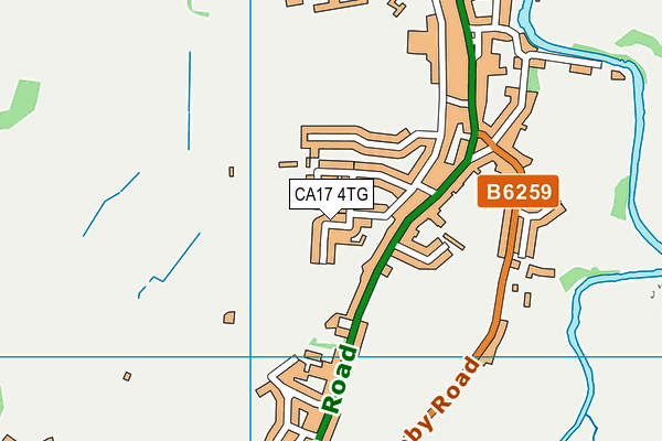 CA17 4TG map - OS VectorMap District (Ordnance Survey)