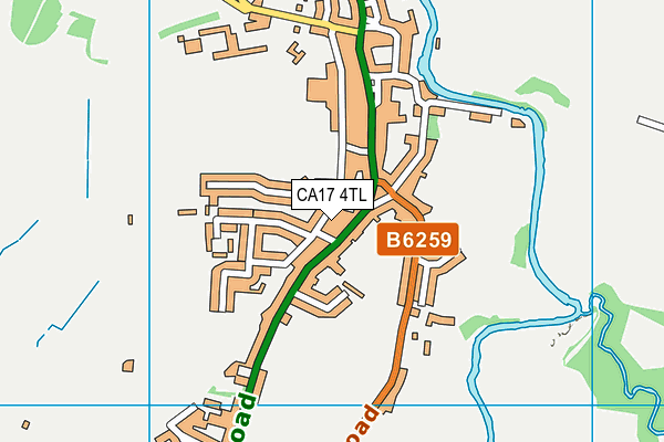 CA17 4TL map - OS VectorMap District (Ordnance Survey)