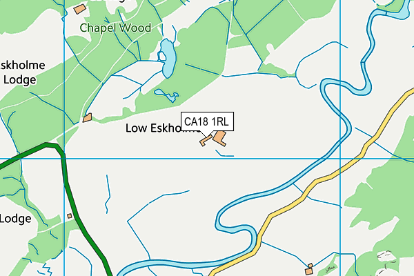 CA18 1RL map - OS VectorMap District (Ordnance Survey)