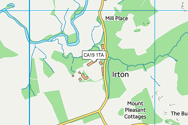 CA19 1TA map - OS VectorMap District (Ordnance Survey)
