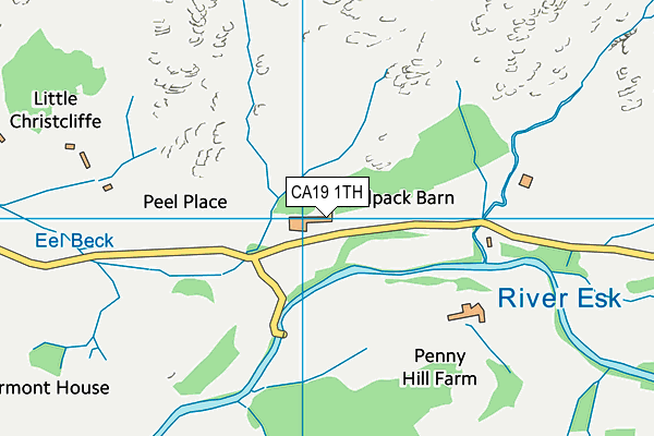 CA19 1TH map - OS VectorMap District (Ordnance Survey)