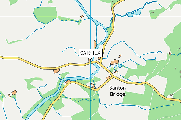 CA19 1UX map - OS VectorMap District (Ordnance Survey)