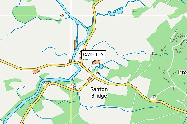 CA19 1UY map - OS VectorMap District (Ordnance Survey)