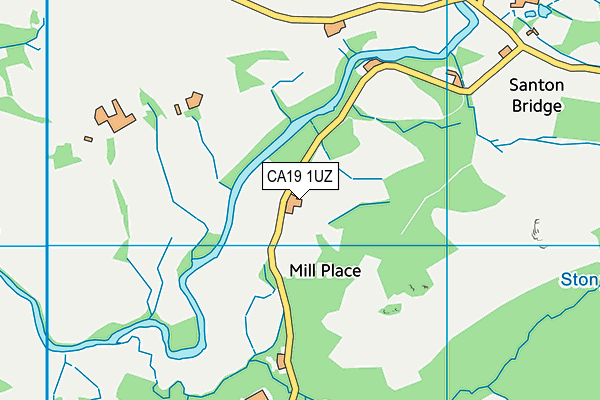 CA19 1UZ map - OS VectorMap District (Ordnance Survey)