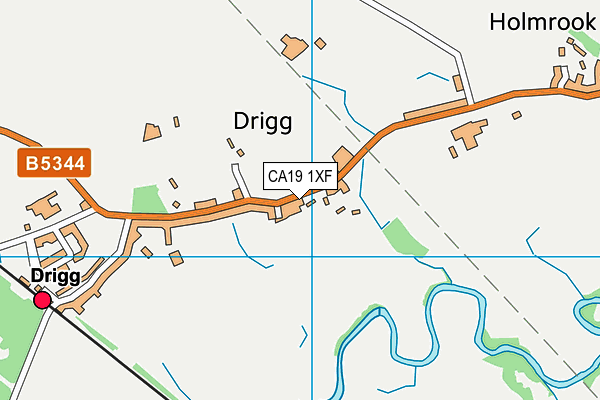CA19 1XF map - OS VectorMap District (Ordnance Survey)