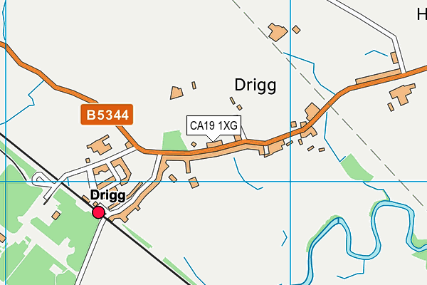 CA19 1XG map - OS VectorMap District (Ordnance Survey)