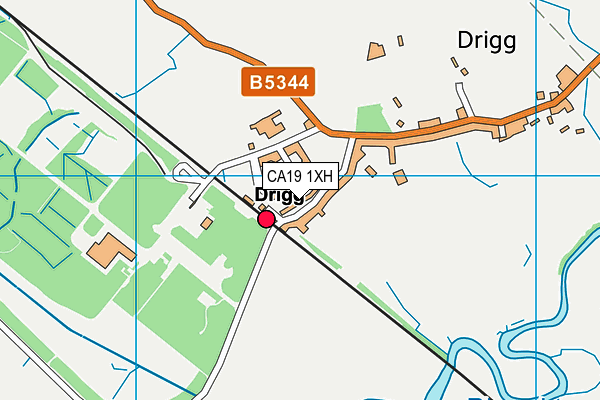 CA19 1XH map - OS VectorMap District (Ordnance Survey)