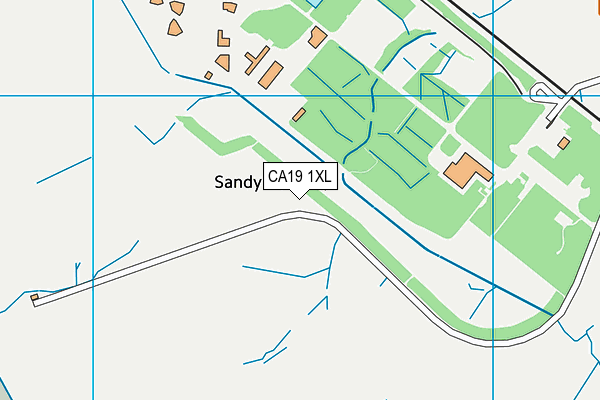 CA19 1XL map - OS VectorMap District (Ordnance Survey)
