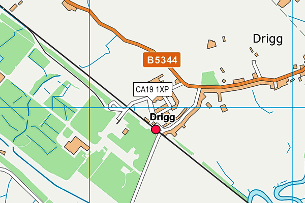 CA19 1XP map - OS VectorMap District (Ordnance Survey)