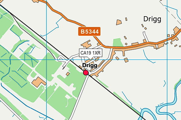 CA19 1XR map - OS VectorMap District (Ordnance Survey)