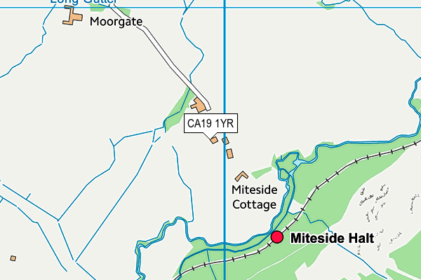 CA19 1YR map - OS VectorMap District (Ordnance Survey)