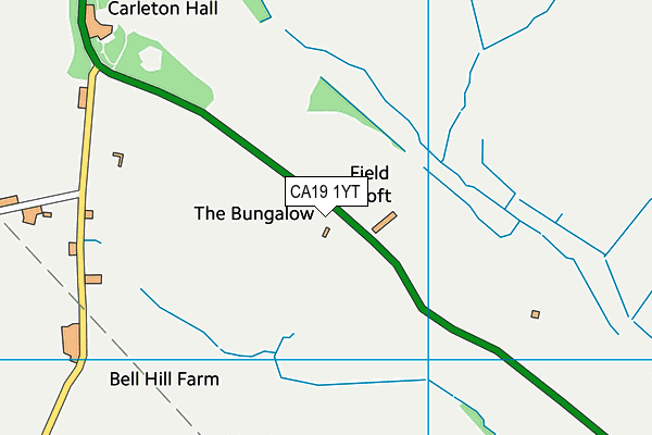 CA19 1YT map - OS VectorMap District (Ordnance Survey)