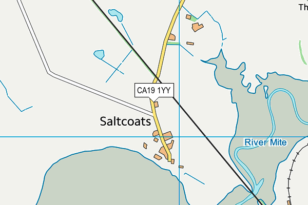 CA19 1YY map - OS VectorMap District (Ordnance Survey)
