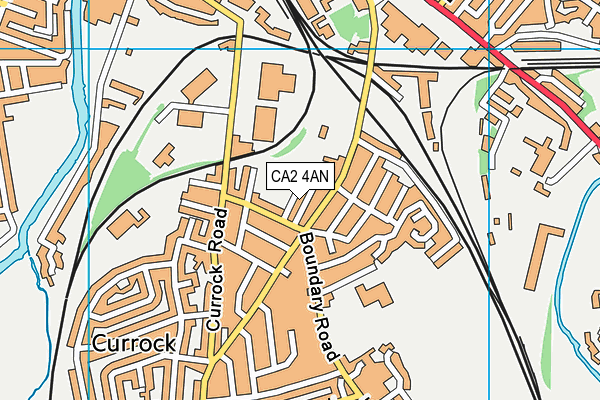 CA2 4AN map - OS VectorMap District (Ordnance Survey)