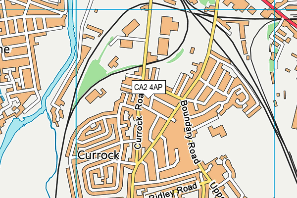 CA2 4AP map - OS VectorMap District (Ordnance Survey)