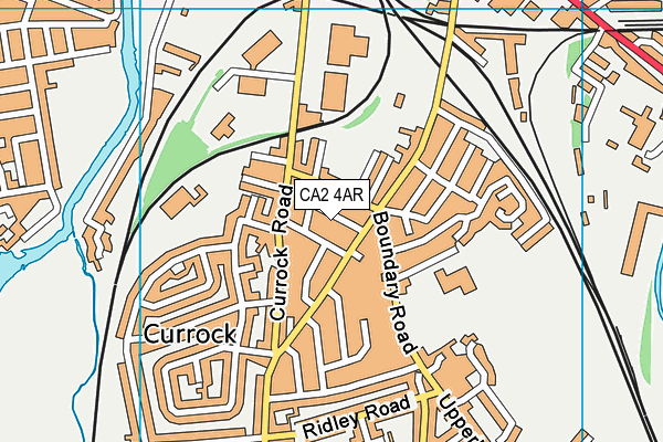 CA2 4AR map - OS VectorMap District (Ordnance Survey)