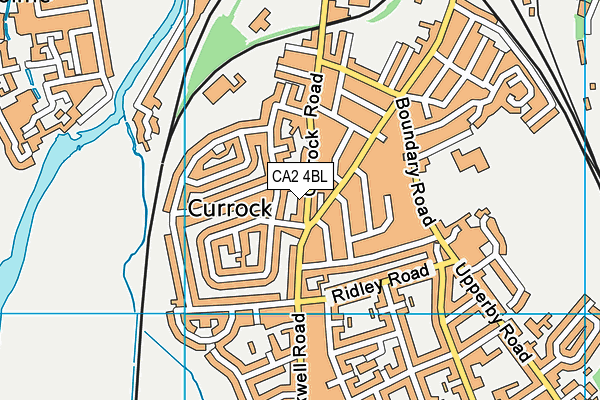 CA2 4BL map - OS VectorMap District (Ordnance Survey)
