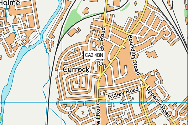 CA2 4BN map - OS VectorMap District (Ordnance Survey)