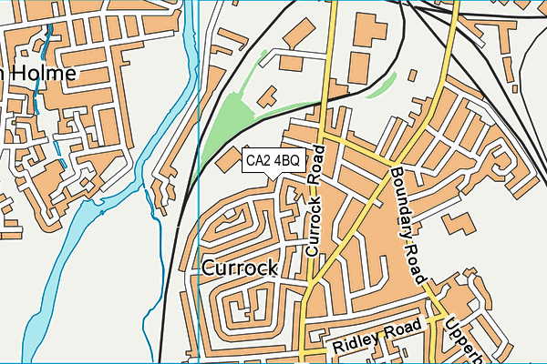 CA2 4BQ map - OS VectorMap District (Ordnance Survey)