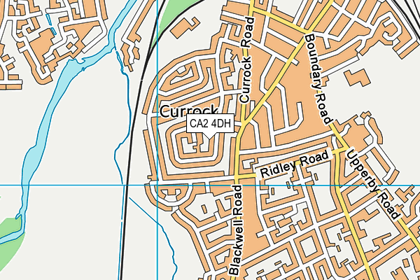 CA2 4DH map - OS VectorMap District (Ordnance Survey)