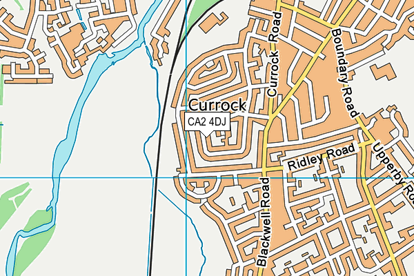 CA2 4DJ map - OS VectorMap District (Ordnance Survey)