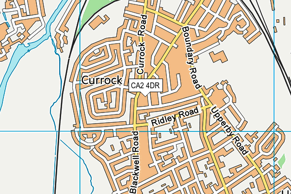 CA2 4DR map - OS VectorMap District (Ordnance Survey)