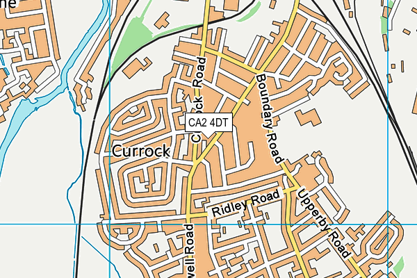 CA2 4DT map - OS VectorMap District (Ordnance Survey)