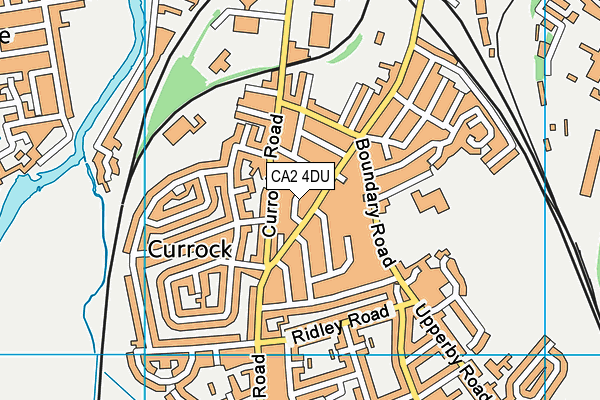 CA2 4DU map - OS VectorMap District (Ordnance Survey)