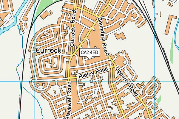 CA2 4ED map - OS VectorMap District (Ordnance Survey)