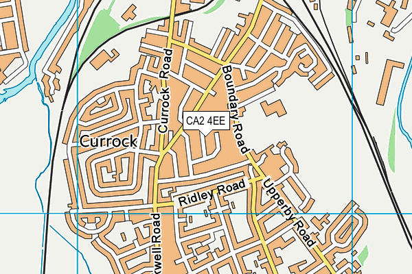 CA2 4EE map - OS VectorMap District (Ordnance Survey)