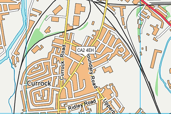 CA2 4EH map - OS VectorMap District (Ordnance Survey)