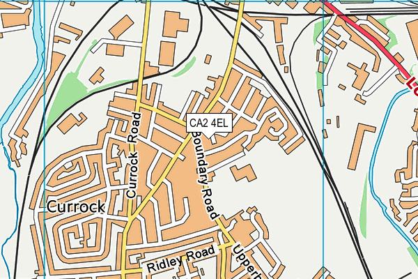 CA2 4EL map - OS VectorMap District (Ordnance Survey)